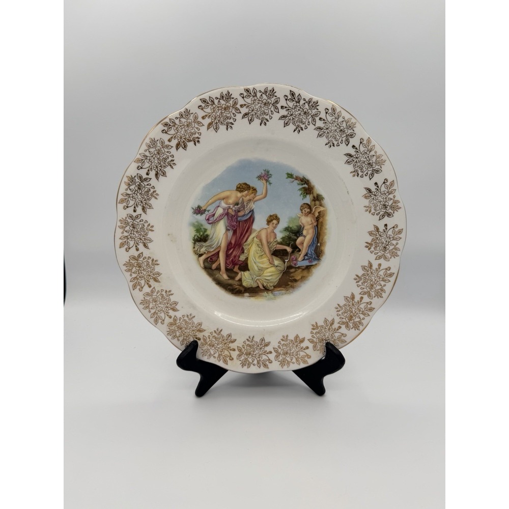 Vintage Royal Albert Gold Plate 10" Decorative Home Decor Bone China